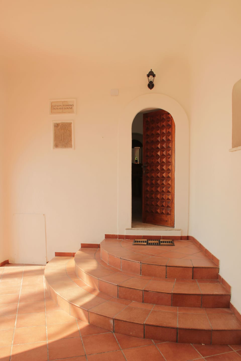 Interior entrance