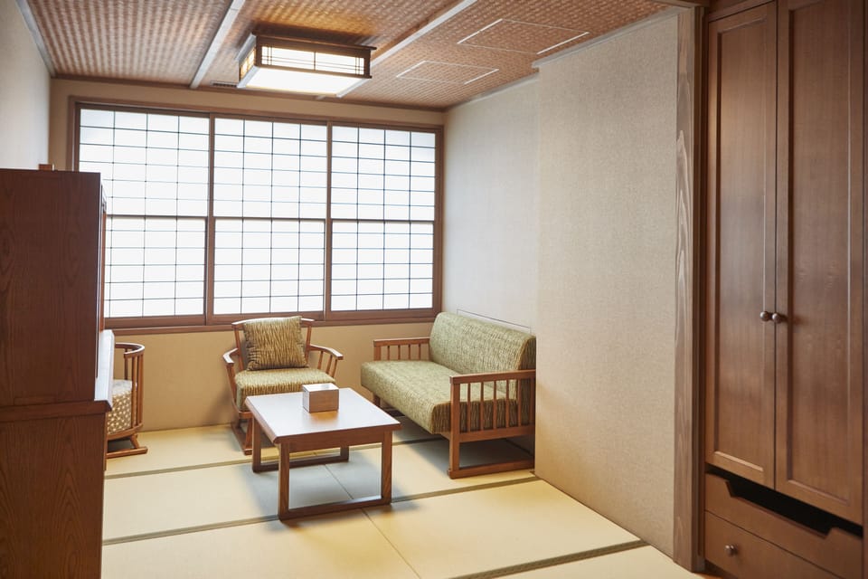 Japanese Style Triple Room, Non Smoking | Down comforters, in-room safe, WiFi (free), bed sheets
