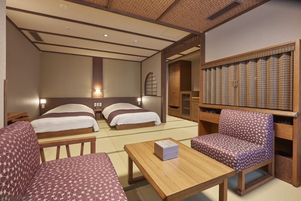 Japanese Style Suite, Non Smoking | Down comforters, in-room safe, WiFi (free), bed sheets