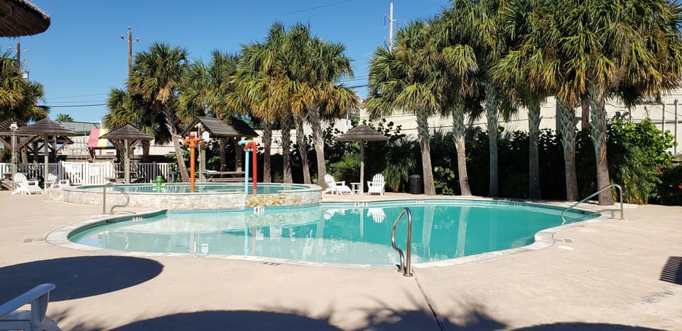 Pool and splash pad