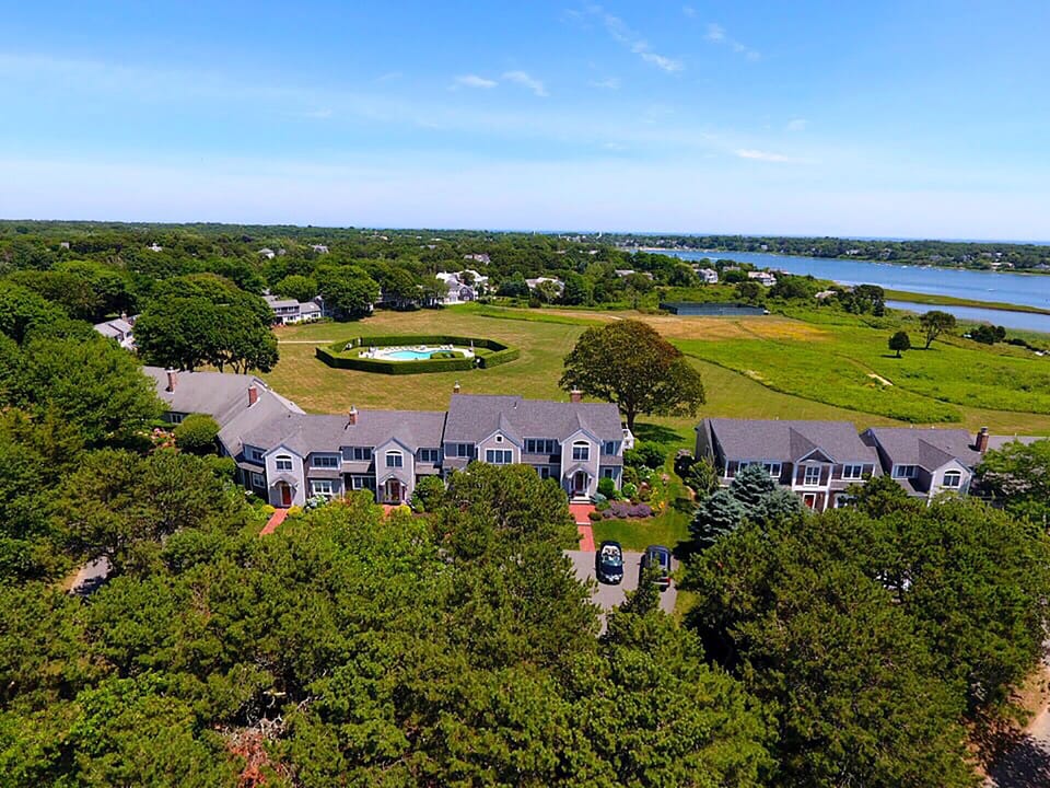 Townhome 25 is set on 17.5 acres on beautiful Oyster Pond in Chatham, MA.