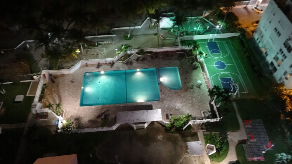 Swimming Pool At night from my Balcony