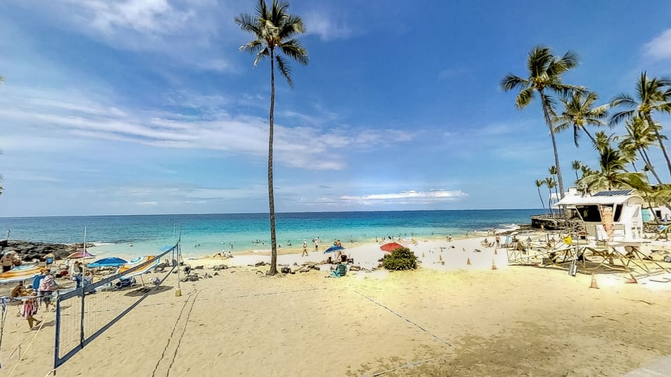 Magic Sands Beach only a few steps from your lanai