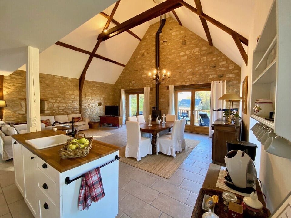 Open plan living area