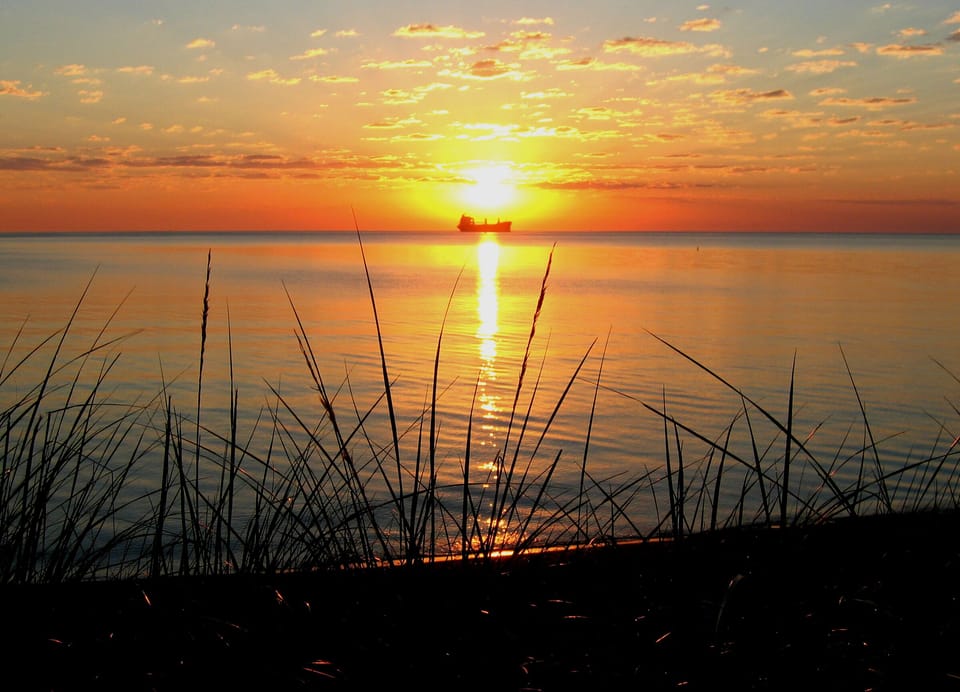 Summer sunrise from the back yard