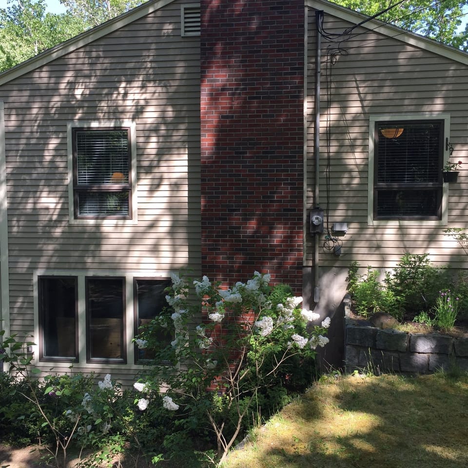 View of house from side yard