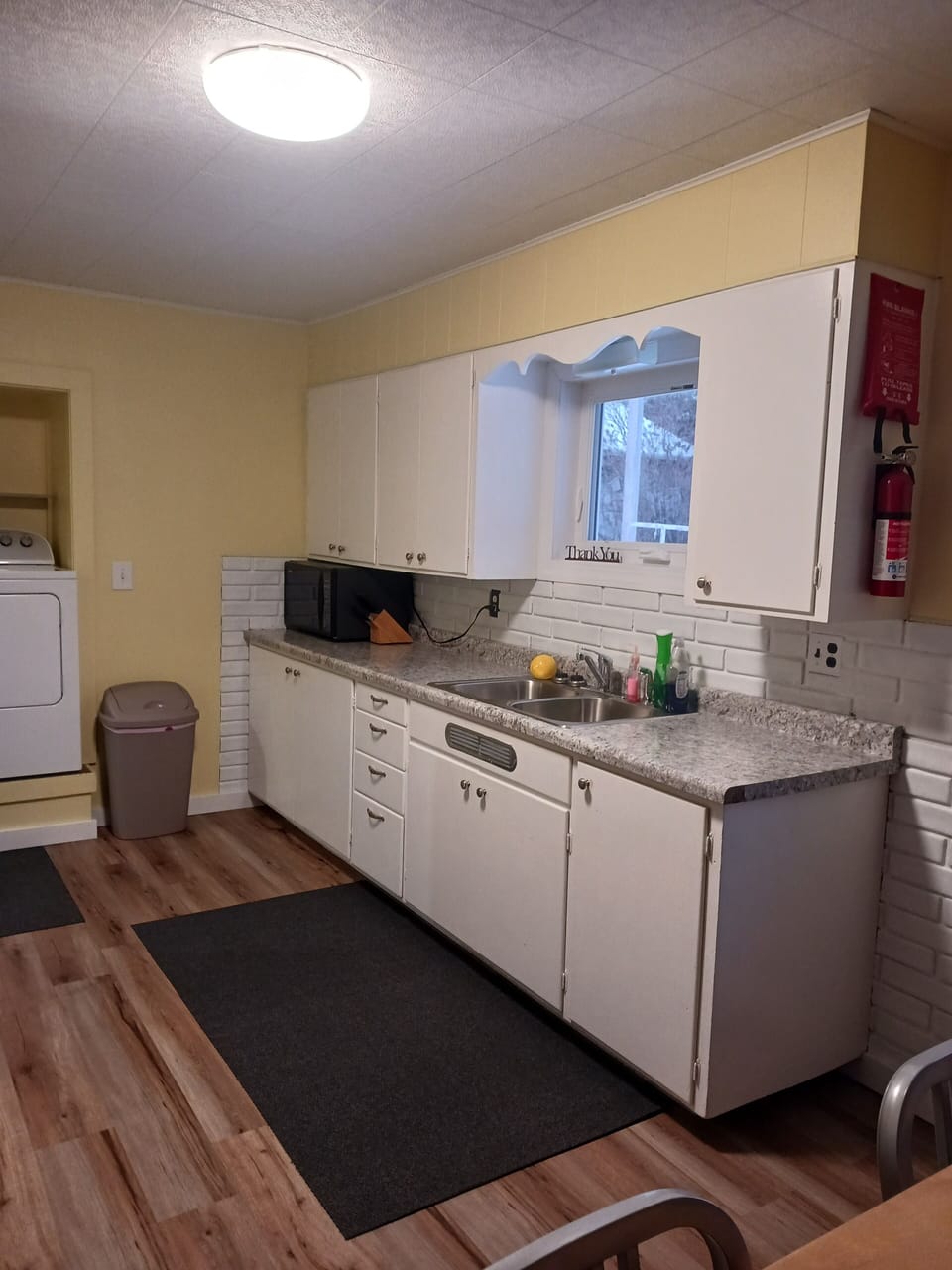 Kitchen is stocked 