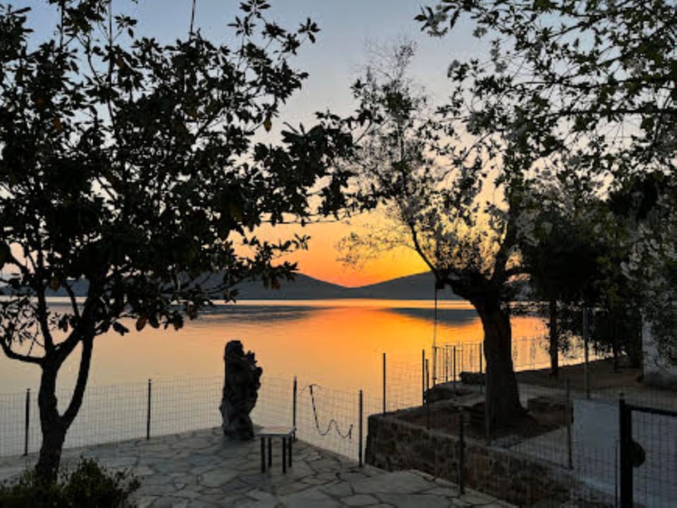 Sunrise over the sea.