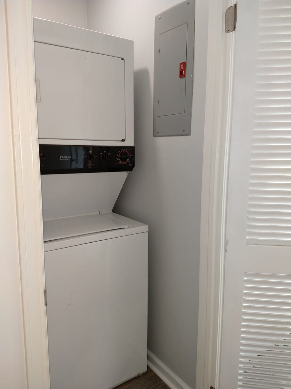 Private guest laundry in the condo.  
