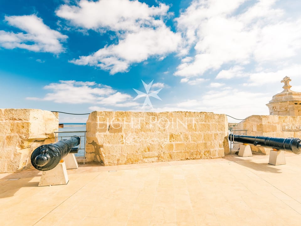 Fort St. Angelo, Birgu Vittoriosa, Malta. (4-minute walk)