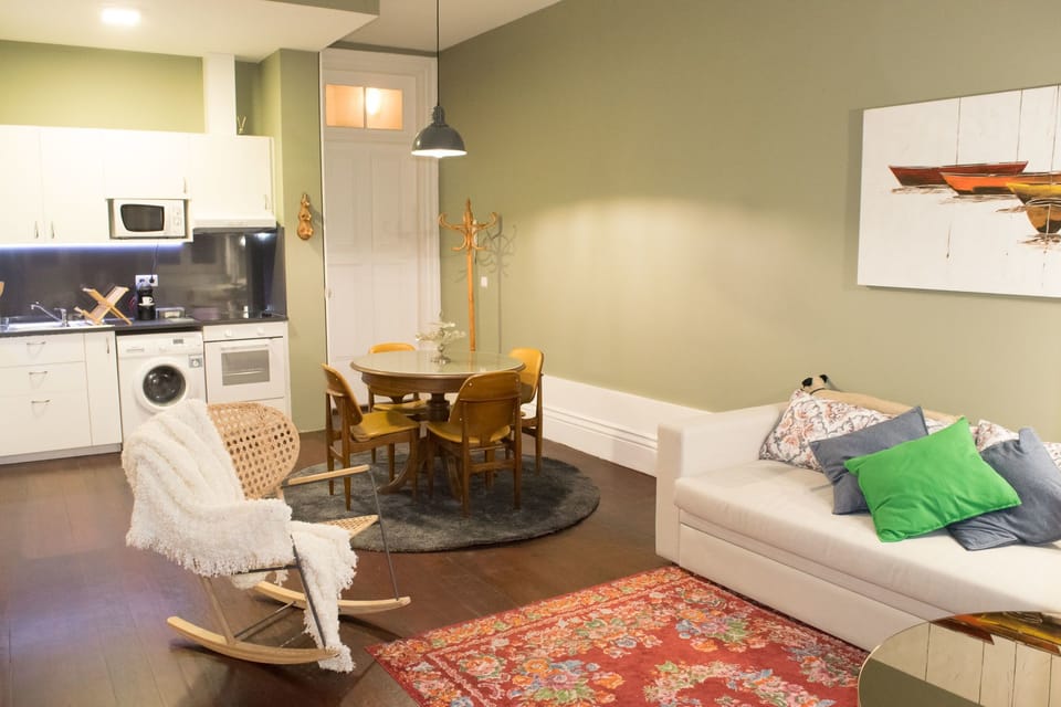 Family Apartment, 1 Bedroom, City View | Living area | 42-inch flat-screen TV with cable channels, Smart TV