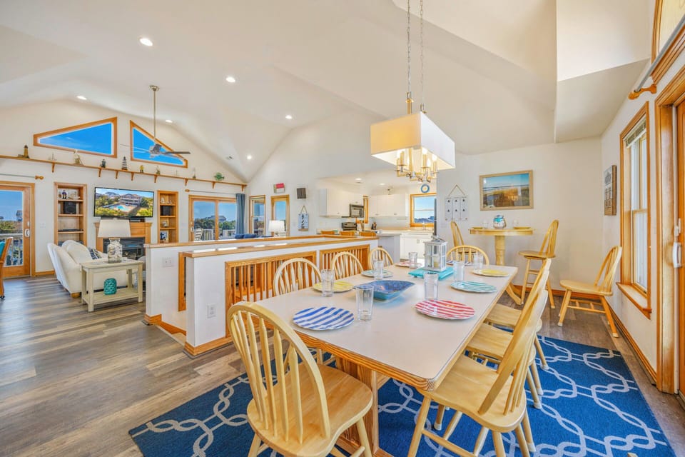 Surf or Sound Realty - 393 - Sandfiddler - Dining Area -2