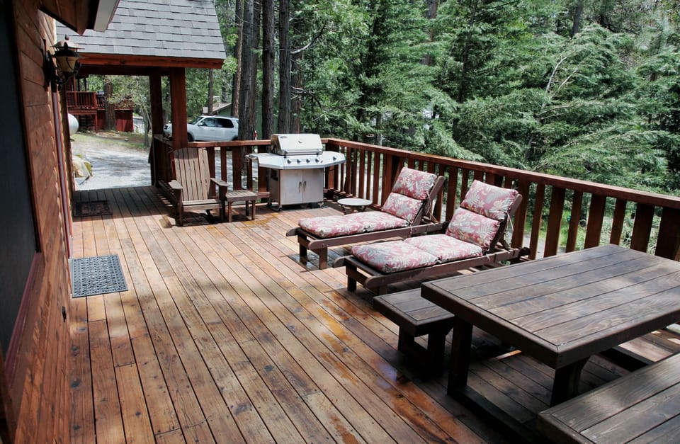 Front deck with gas grill (propane provided)