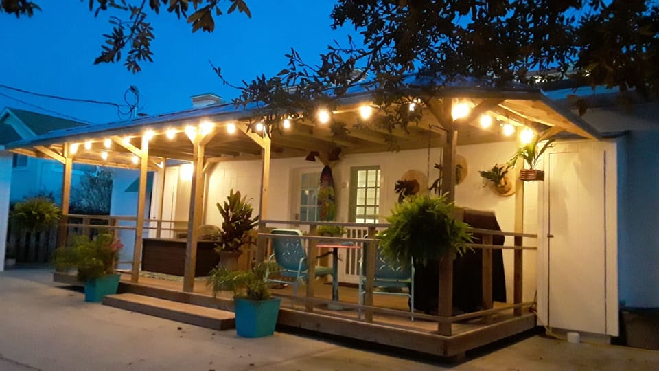 back covered porches with lights