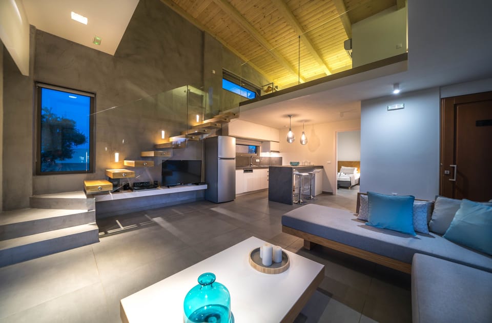 Villa, 2 Bedrooms | Living area | Flat-screen TV, DVD player