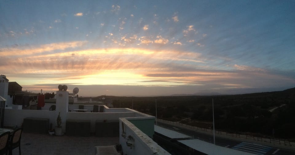 view from the roof terrace