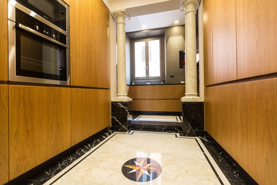 Apartment, 2 Bedrooms | Private kitchen | Fridge, microwave, oven, stovetop