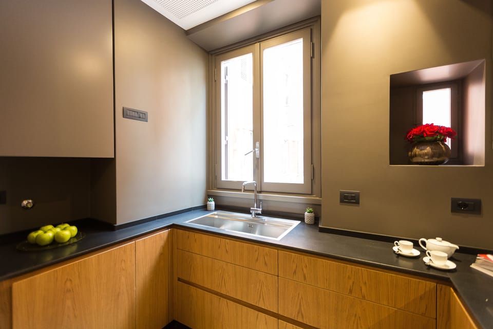 Apartment, 2 Bedrooms | Private kitchen | Fridge, microwave, oven, stovetop