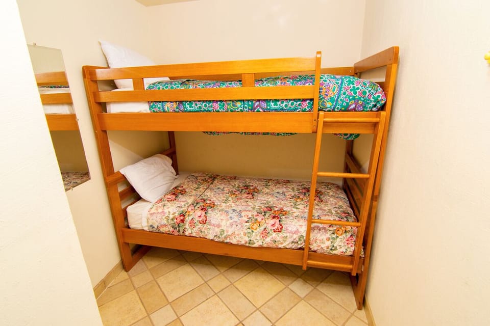 Guest bedroom with bunk beds for children