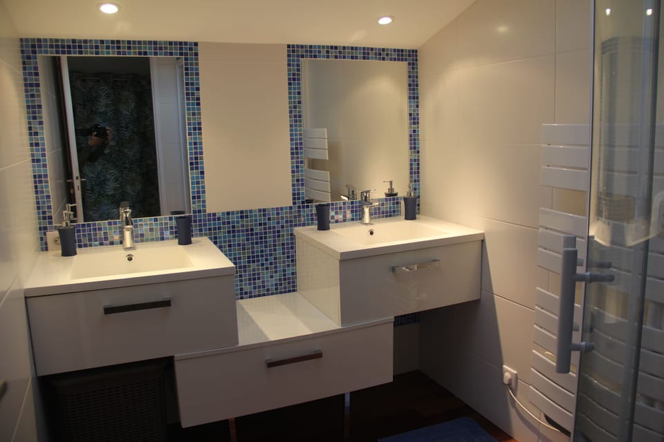 Family Suite, 2 Bedrooms | Bathroom | Shower, free toiletries, hair dryer, towels