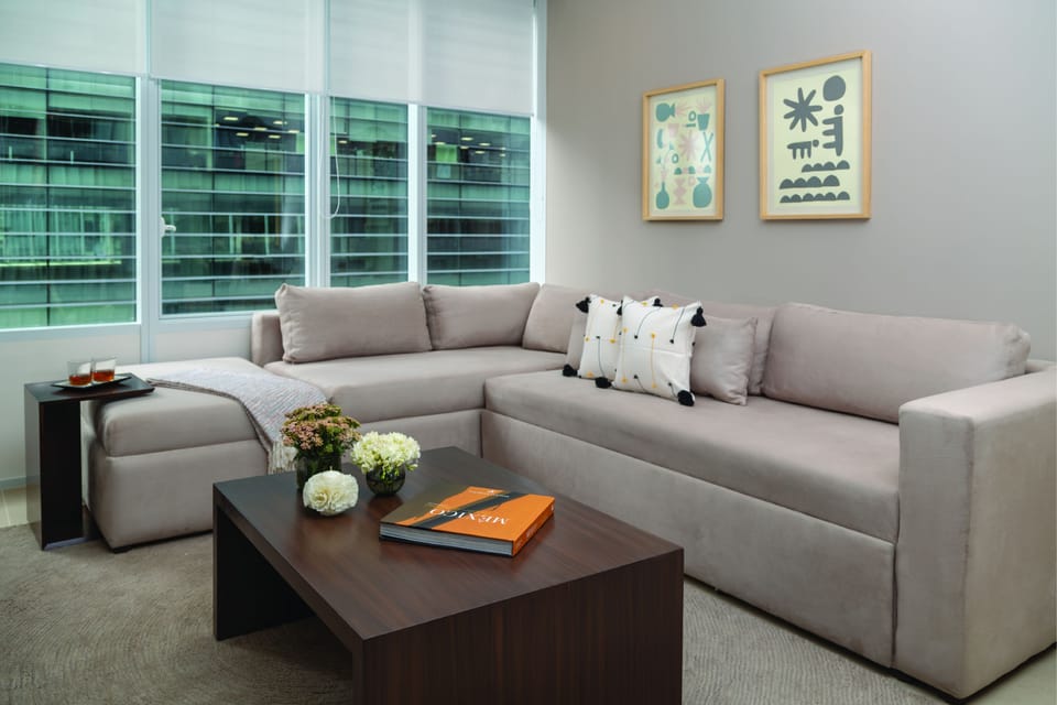 Business Apartment, 1 King Bed, Non Smoking, City View | 1 bedroom, premium bedding, down comforters, in-room safe