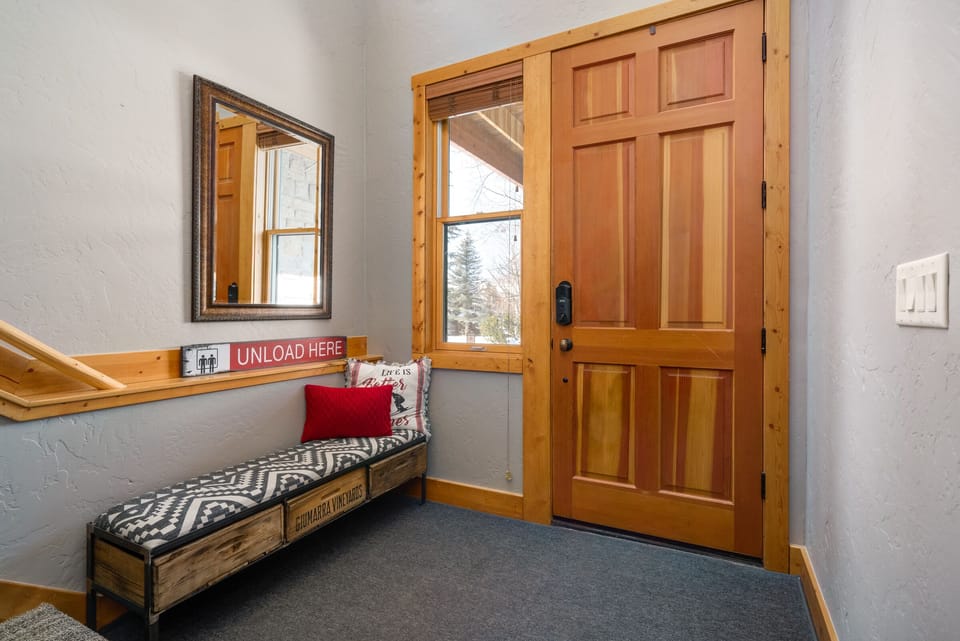 Entry into this spectacular townhome