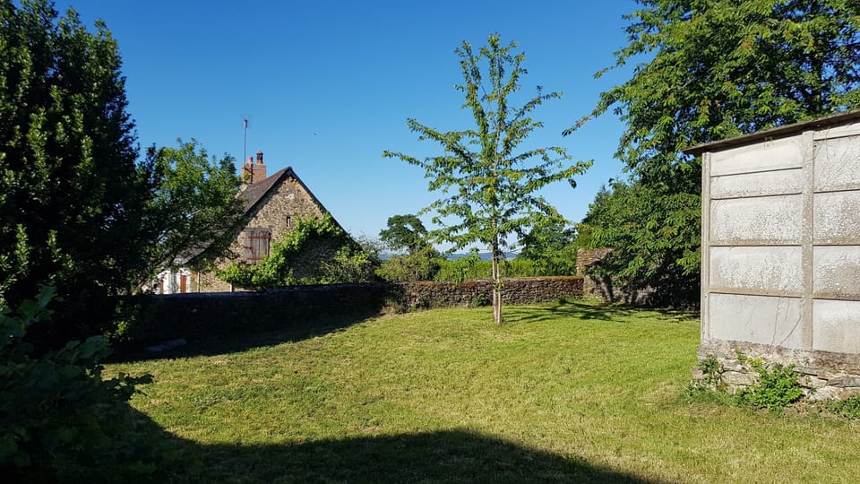 Large sunny garden (opposite cottage) for drinks and relaxation