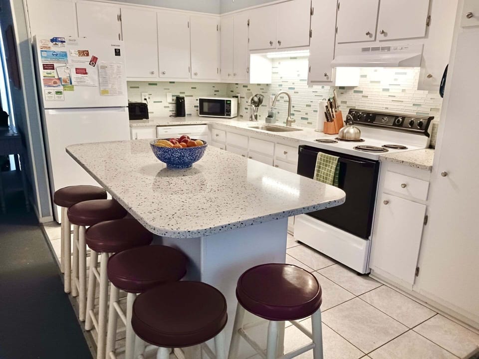 Kitchen Area with Bar Seating