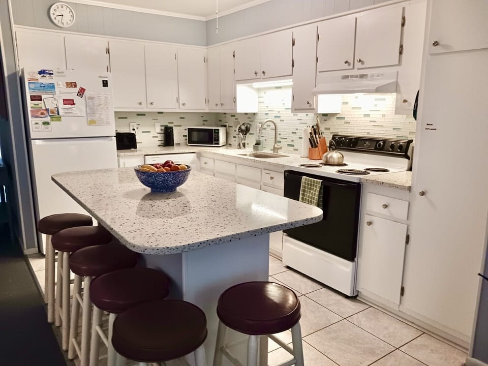 Kitchen Area with Bar Seating