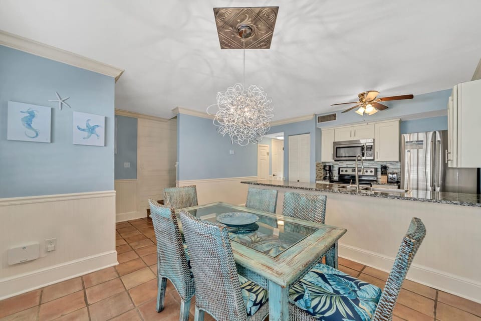 Open Dining Area With Seating For Six