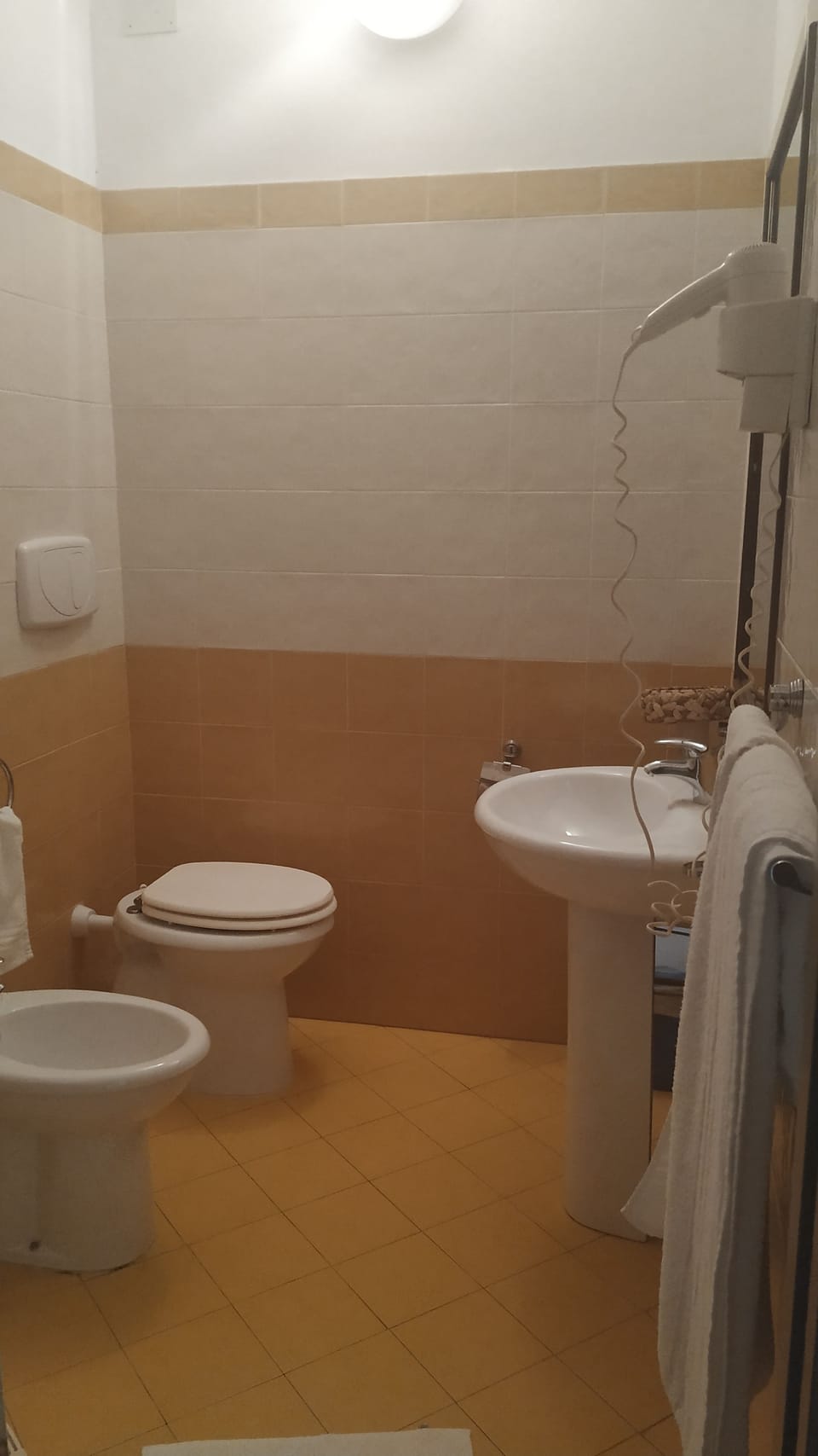 Twin Room | Bathroom | Shower, rainfall showerhead, free toiletries, hair dryer