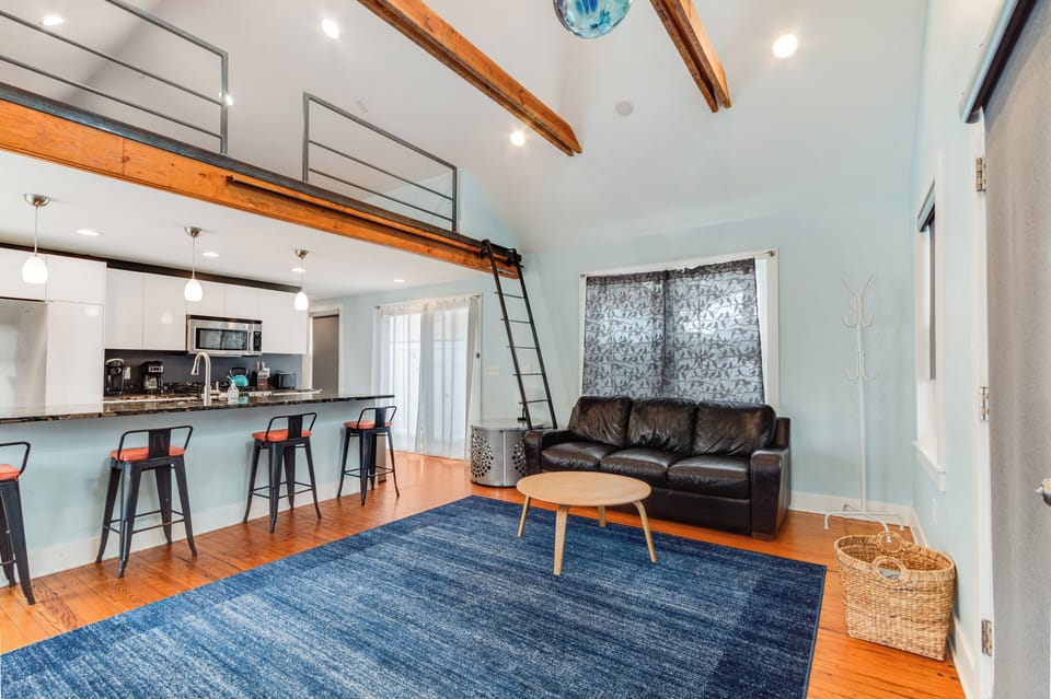 Well lit and open space from kitchen to living room area. Relax and enjoy!!