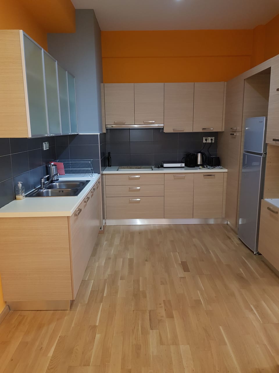 Apartment, 2 Bedrooms | Private kitchen | Full-size fridge, microwave, oven, stovetop