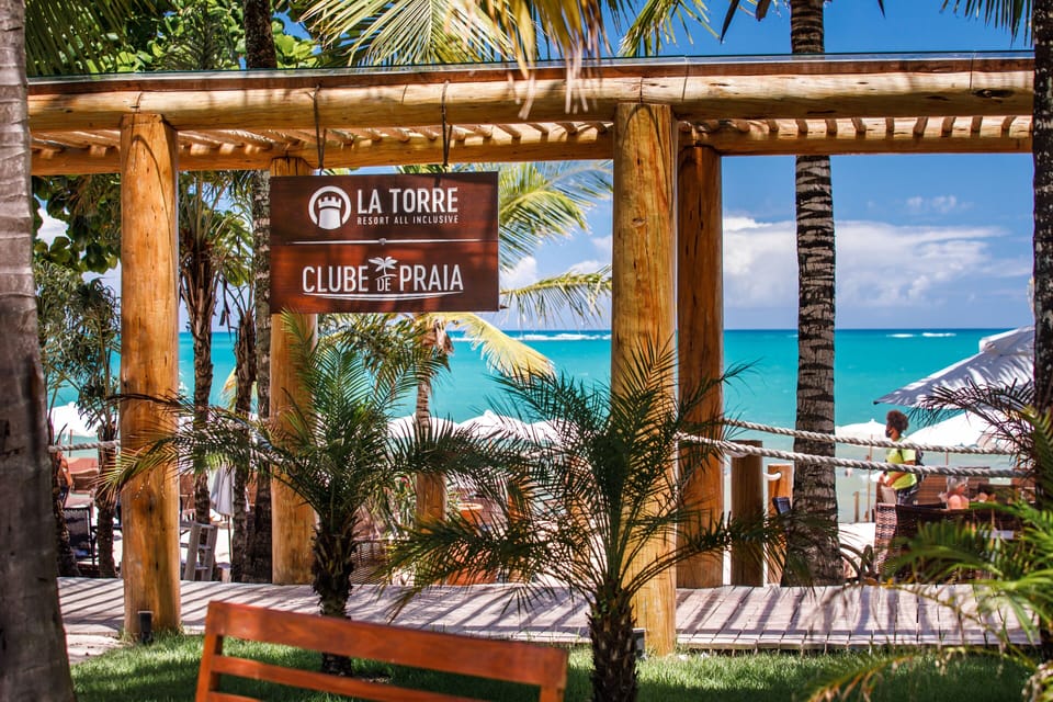 On the beach, white sand, free beach cabanas, sun loungers