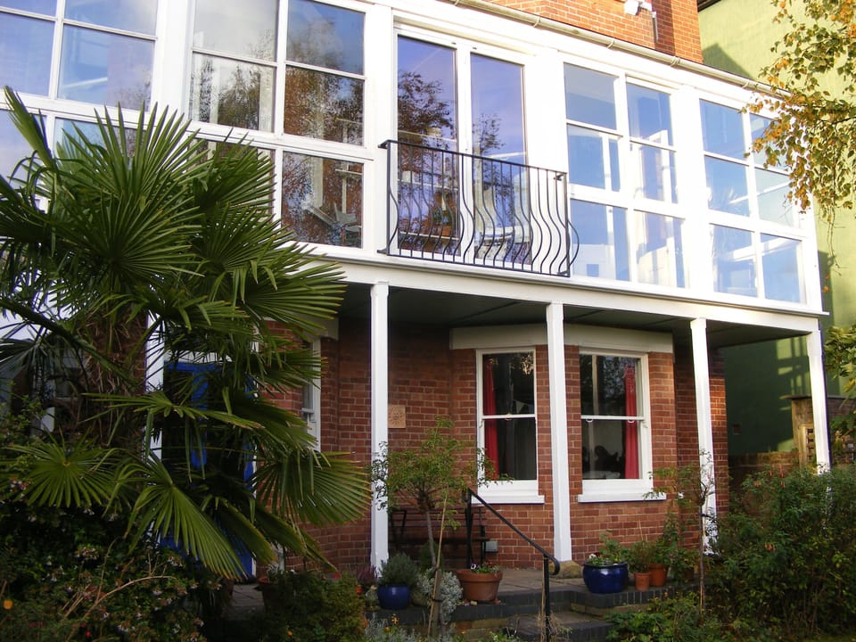 Enjoy a meal on the veranda