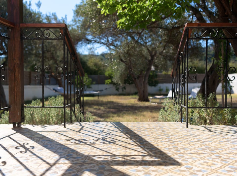 Entrance to Eleni's Cottage.