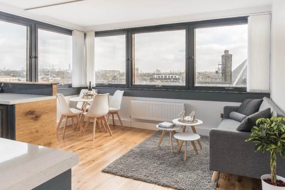 Luxury Apartment, Multiple Beds, City View | Living area | Smart TV, Netflix, streaming services