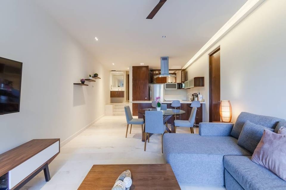 Living room and dinning area