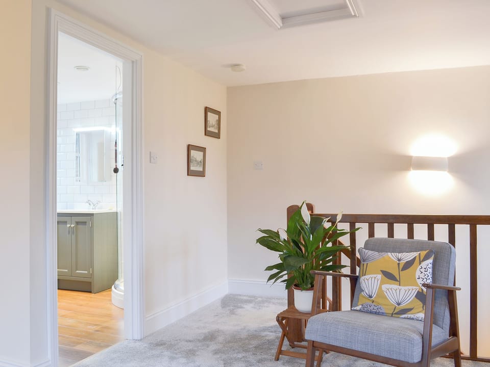 Bedroom with en-suite shower room | Stables End, Stickle Path, near Watchet