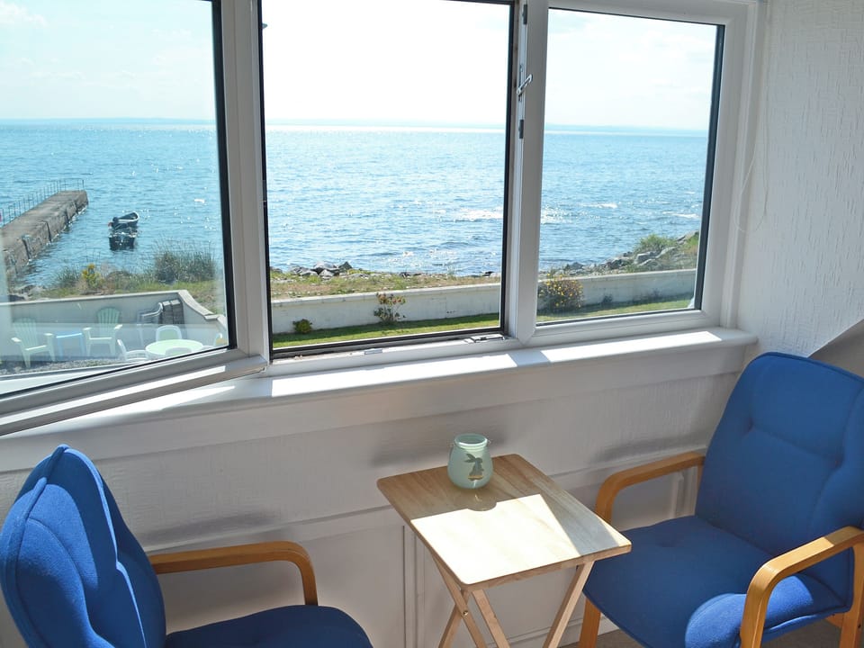Amazing sea views from double bedroom | Seascape, Hilton, near Tain