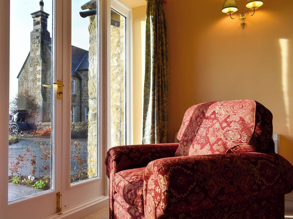 Patio doors leading to patio | Grange Cottage, Ovington, near Richmond