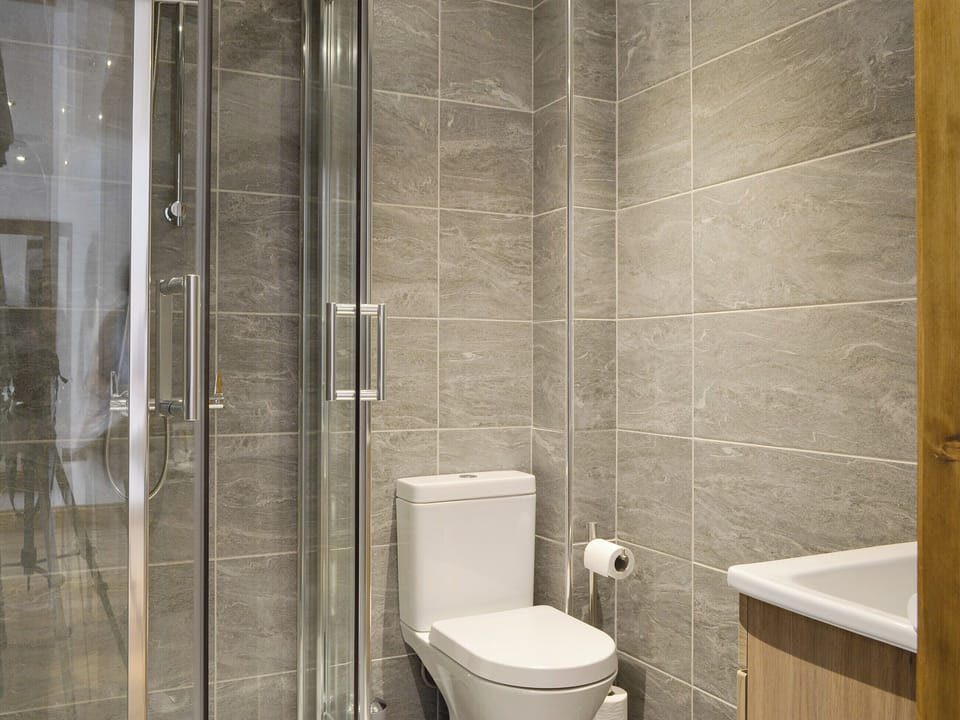 Shower room | The Byres Tethera - Stone House Farm Holiday Cottages, St Bees, near Whitehaven