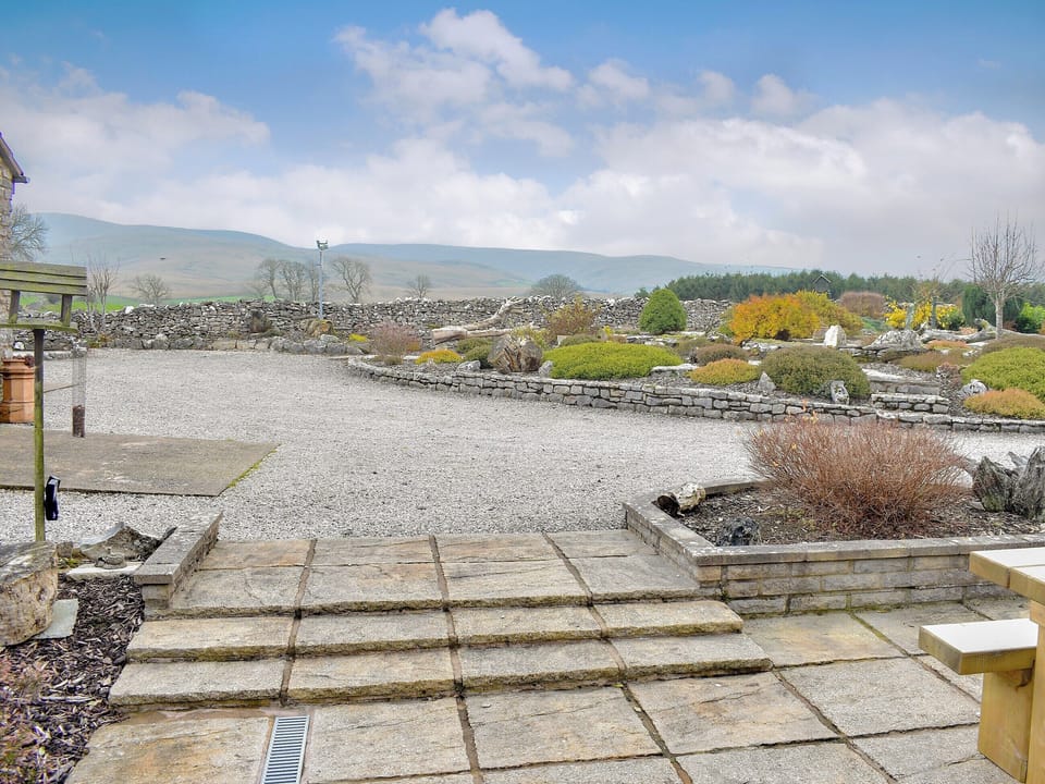 Patio area | Bluebell Barn, Newbiggin on Lune, near Kirkby Stephen
