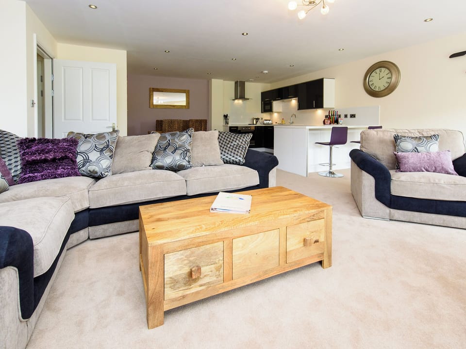 Spacious open-plan living area | North Bay Sands Apartment 3 - North Bay Sands Apartments, Scarborough