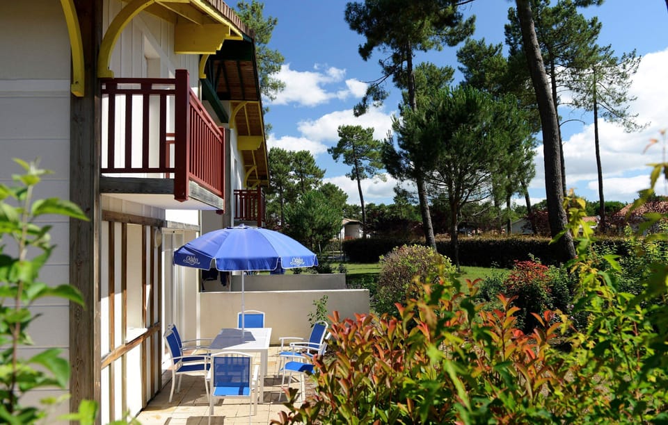 Enjoy the sunshine from your patio or balcony.