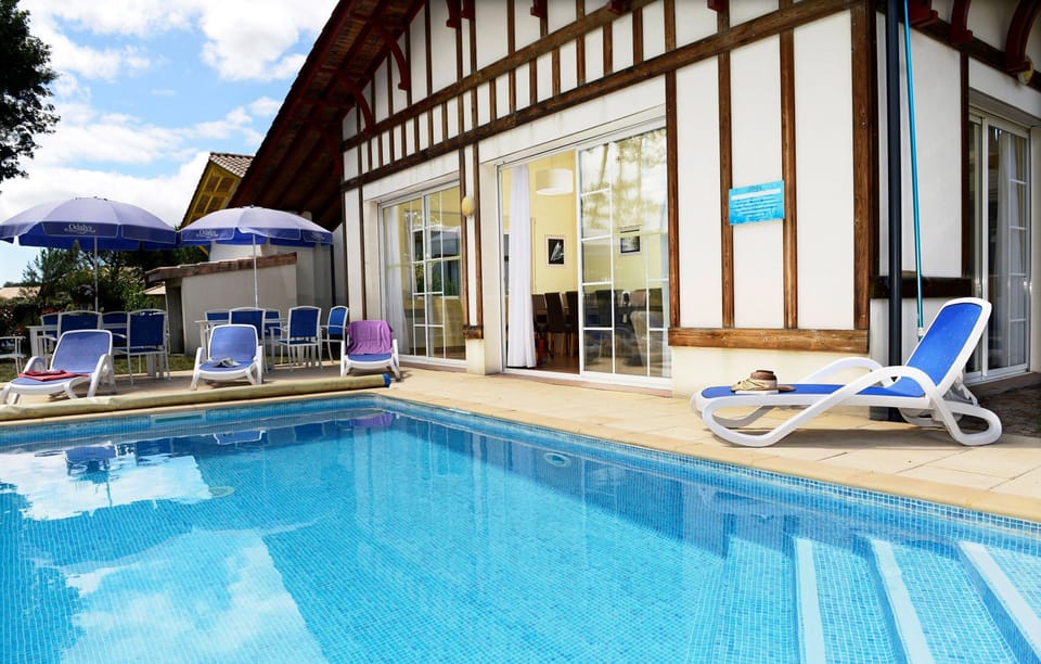 Take a dip in the shared outdoor pool.