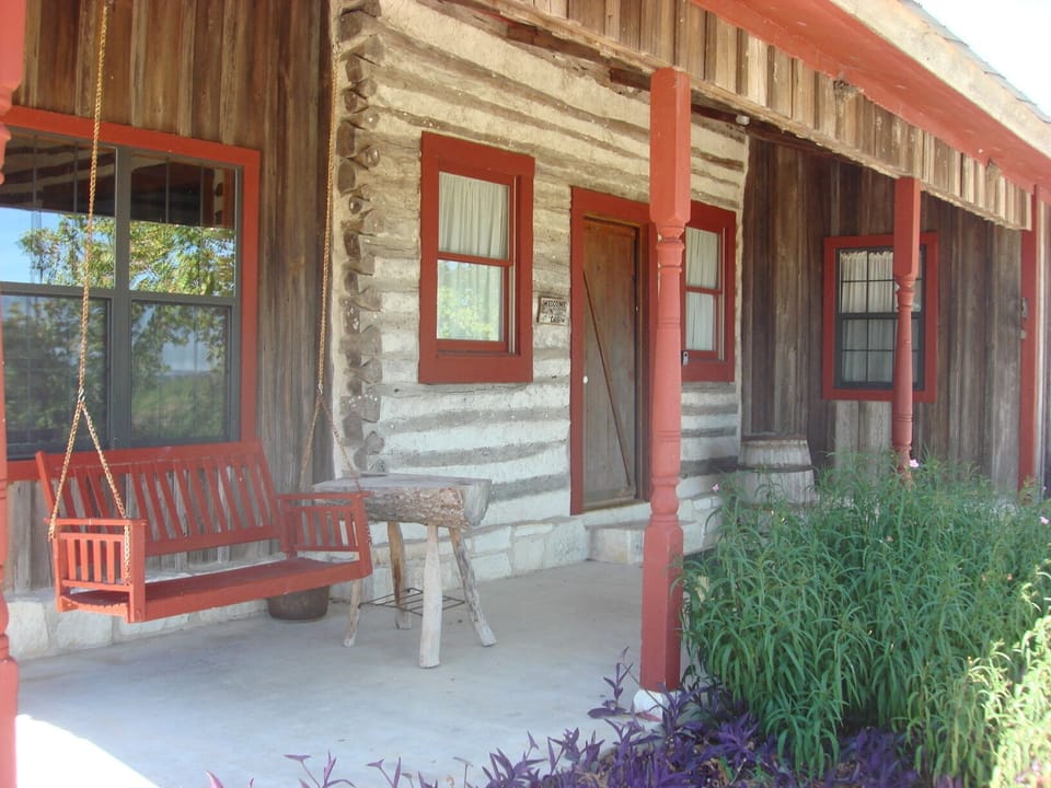 The favorite spot - the front porch swing!
