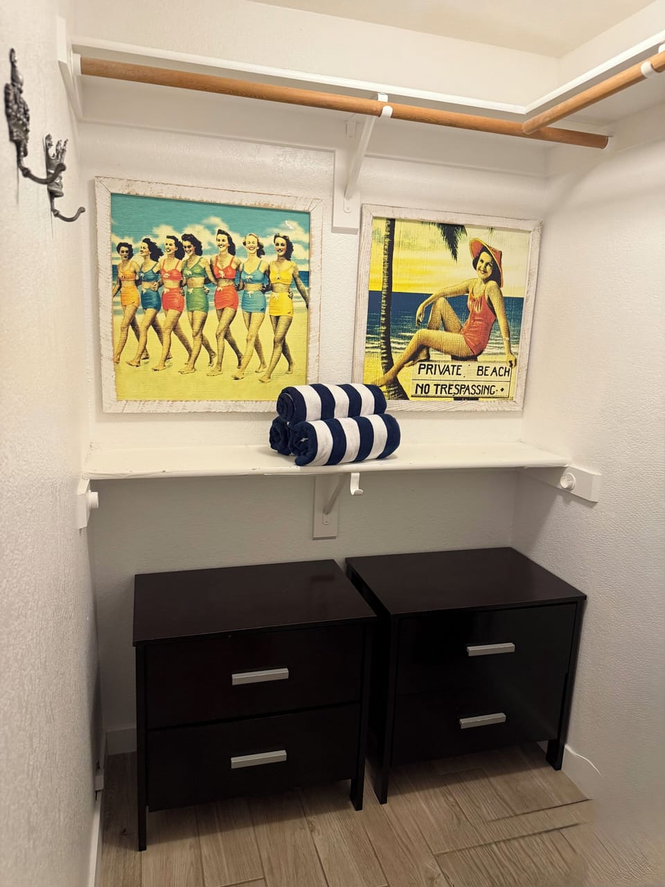 Walk in closet with storage