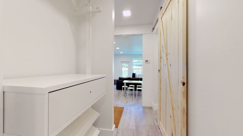 Hallway with extra storage