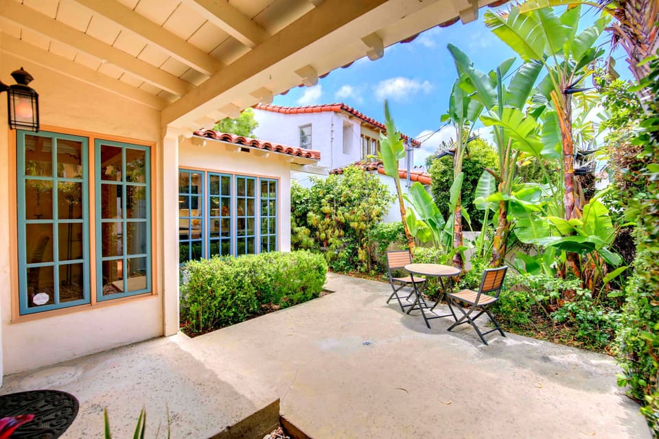 Enjoy your Morning Coffee on the Private Patio, Inside the Gated Front Entrance 